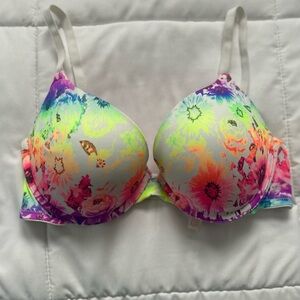 PINK Victoria's Secret Multicolor Floral Bra